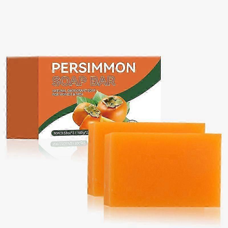 סבון אפרסמון לשליטה בריח הגוף, דאודורנט טבעי סבון גוף מוצק לזקנים מסריחים, מסירים ריח גוף לא אנאלי, אודו גוף אורגני מסלק