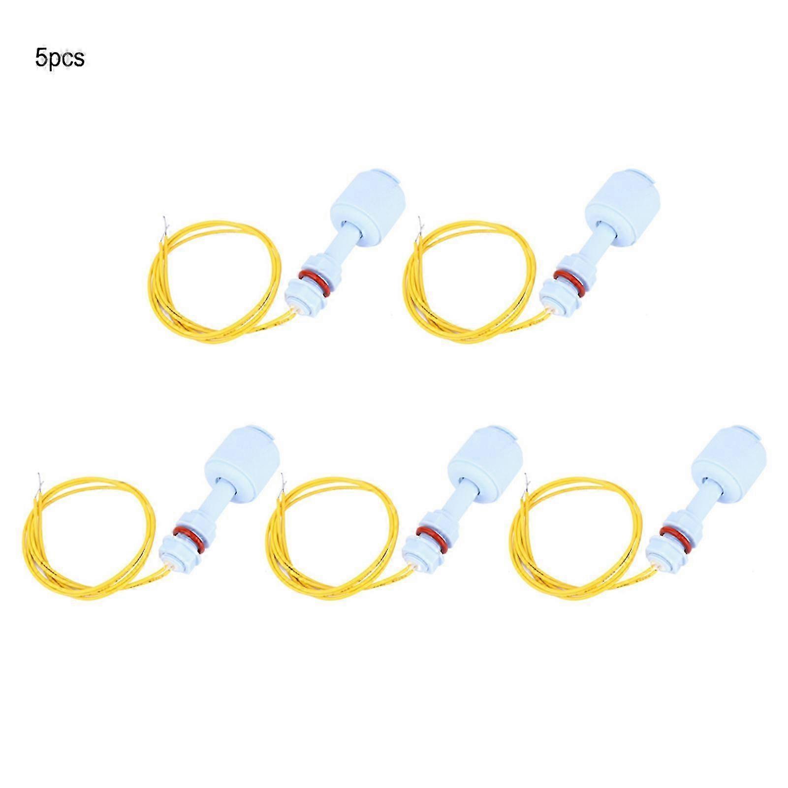 5pcs PP Plastic Float Switch Water Tank Pool Liquid Level Sensor Controller Blue P5210
