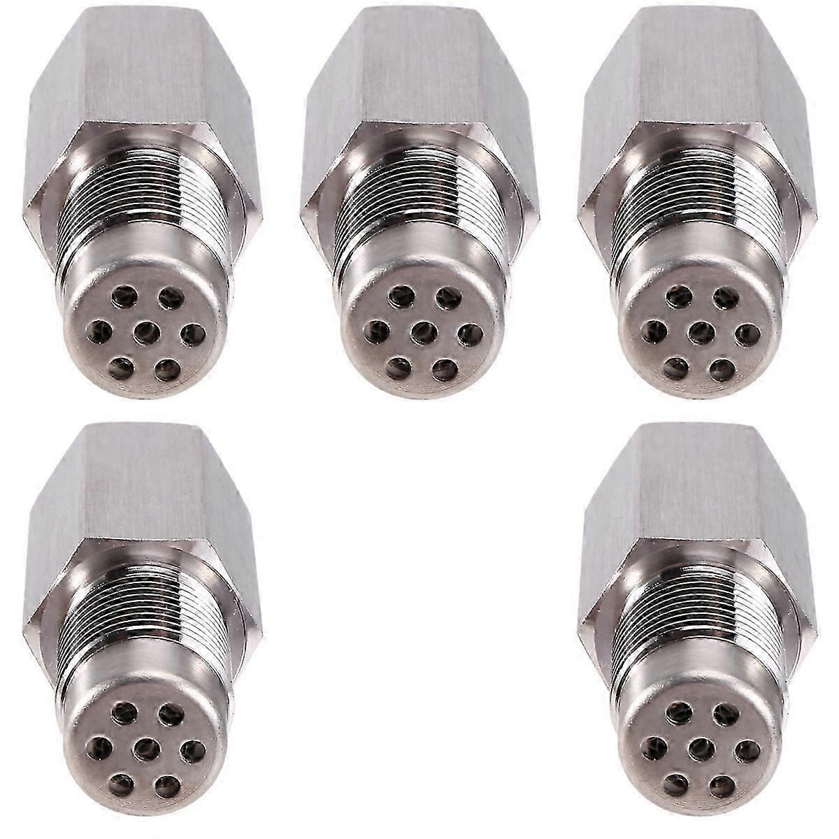 5PCS for Exhaust Manifold Modification Automotive O2 Oxygen Sensor Extension Adapter M18X1.5 Pipe F