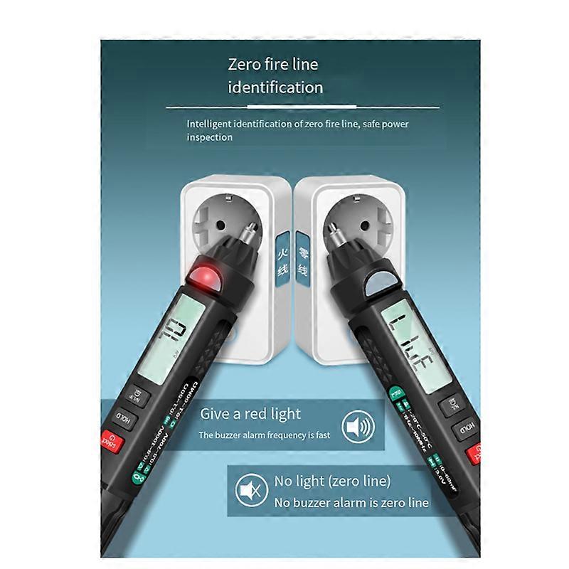  A3007 Mini Pen Multimeter Voice Broadcast 6000Counts Voltmeter