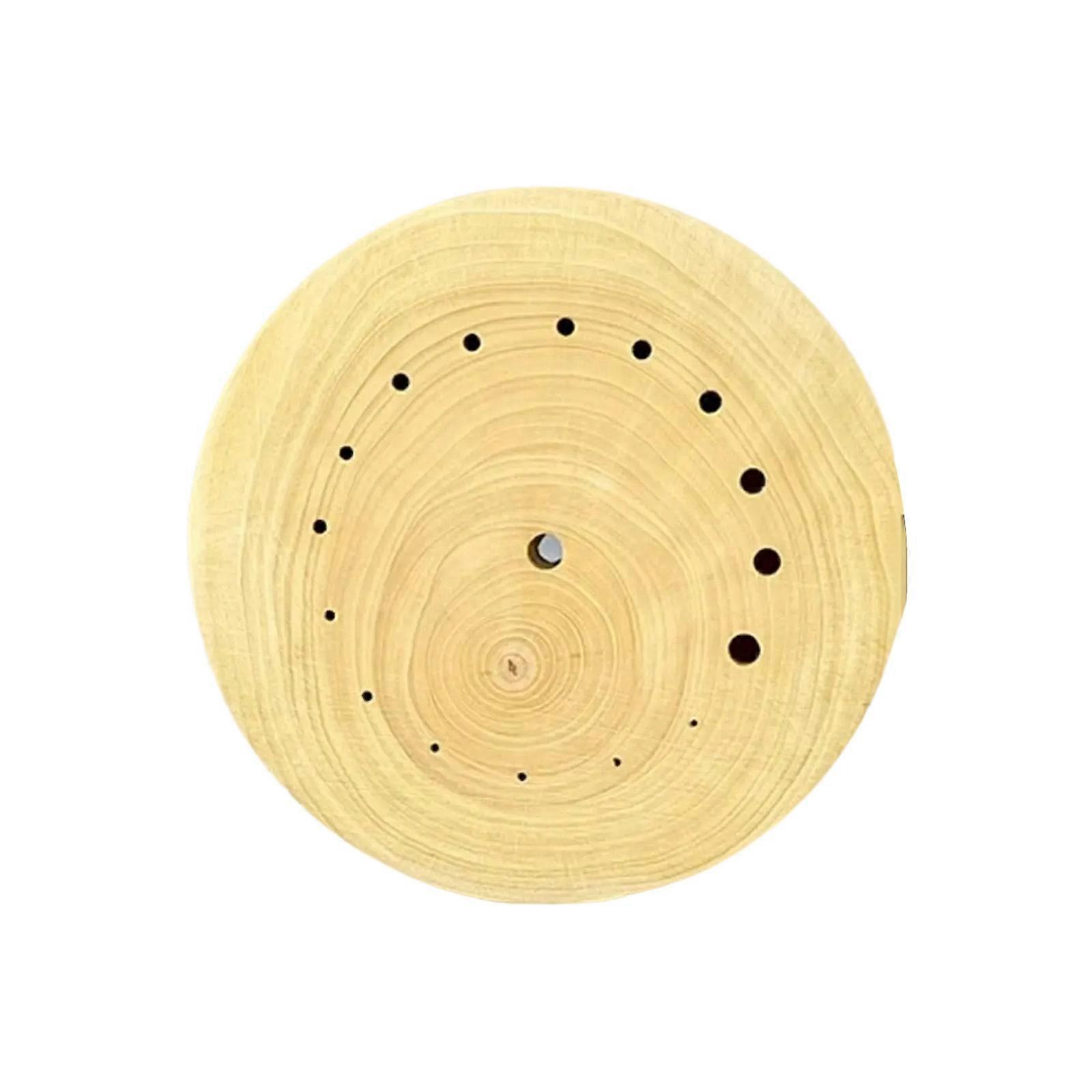 High Quality Wooden Base for Watch Repair with Hole Design for Stability and Precision