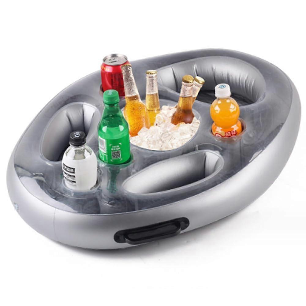 Large -capacity beverage buoy for pools hot and bathtubs swollen floating beverage holder