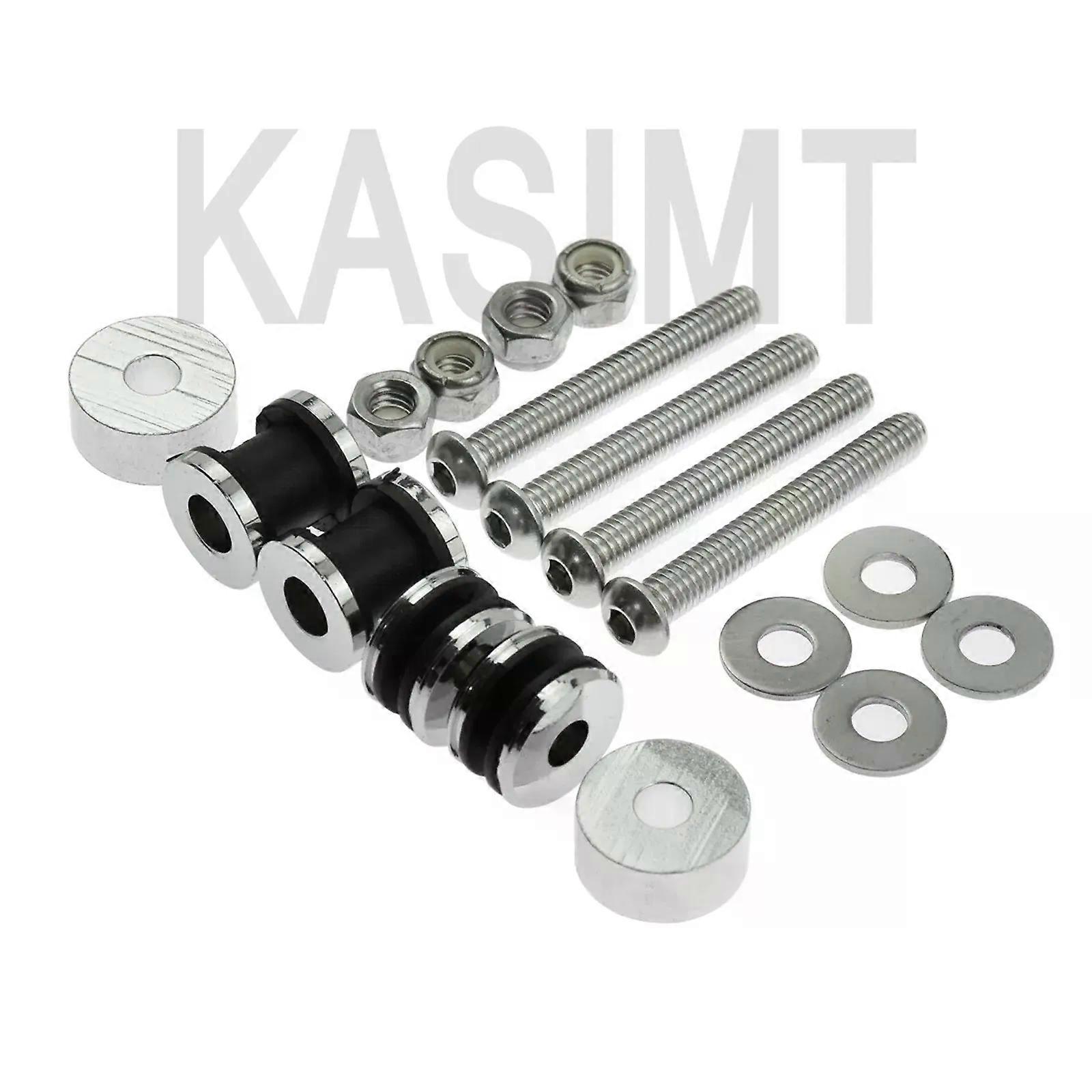 KASIMT Motorcycle Sissy Bar Docking Hardware Kit compatible for  Harl-ey Touring FLSTC FXSTSB FXSTS FXSTC FLSTF FXST FXSTB FLSTN 1984-2021