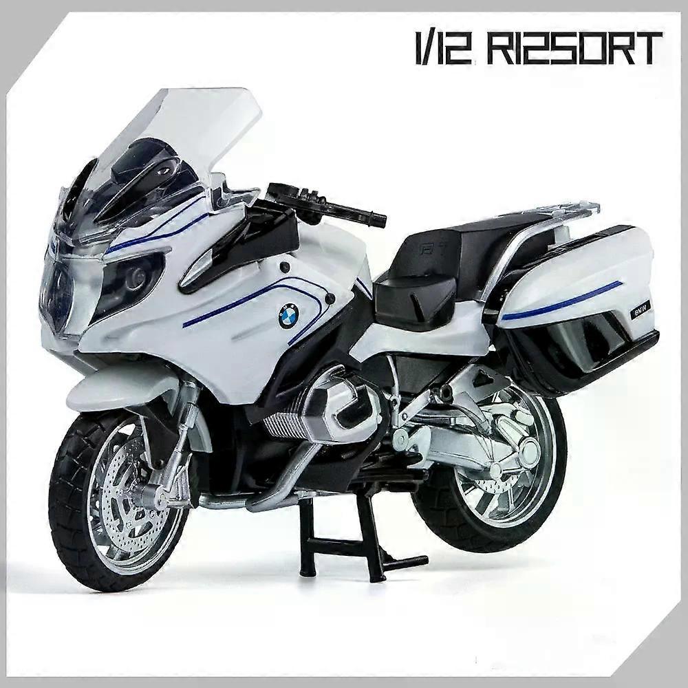 R1250RT Χυτός κύβος κραμάτων μοτοσικλέτα μοντέλο παιχνίδι οχημάτων συλλογή Ήχος και φως εκτός δρόμου αυτοκίνητο παιχνιδιών Autocycle