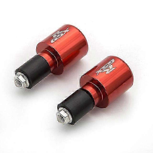 Logotyp GSXR CNC Motorcyklar Styre Styrning Motvikt Nävar Handtag Bar End Slider För Suzuki GSXR 600 750 1000 1100