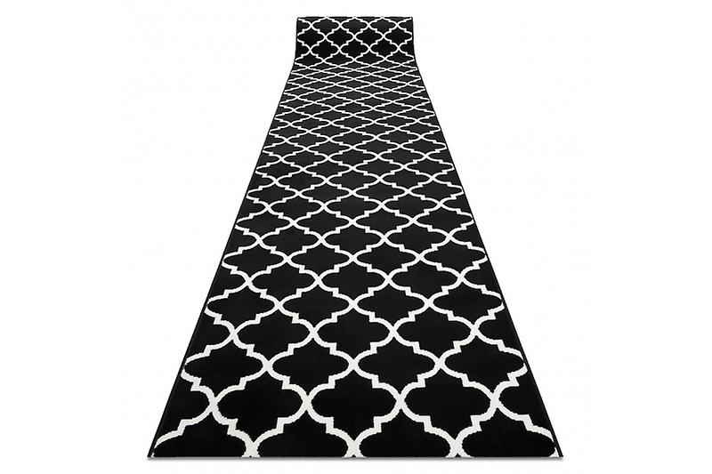 Runner BCF MORAD Trelis Moroccan trellis black / cream 120 cm