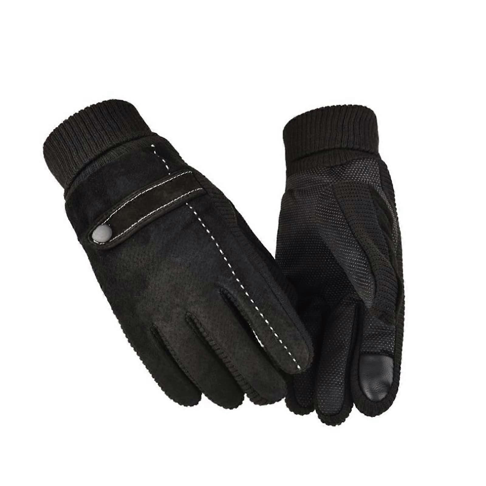 Climbing Gloves Winter Thermal Touch Screen Gloves, Windproof Warm Gloves for Driving, Cycling, Running Men Women