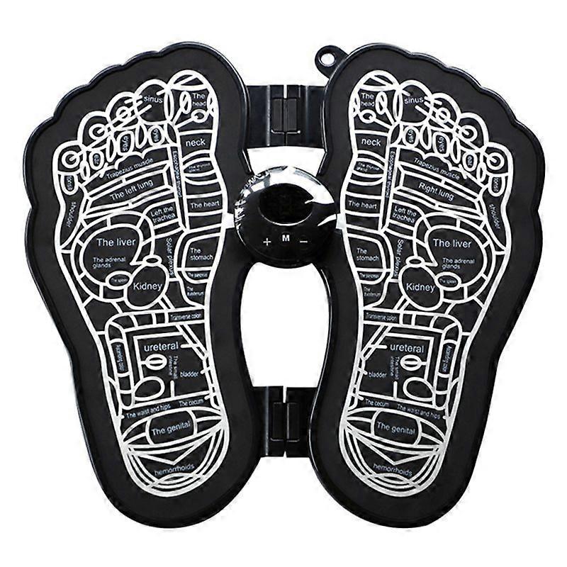Electric Foot Massager Pad EMS Microcurrent Foldable Foot Massage Mat
