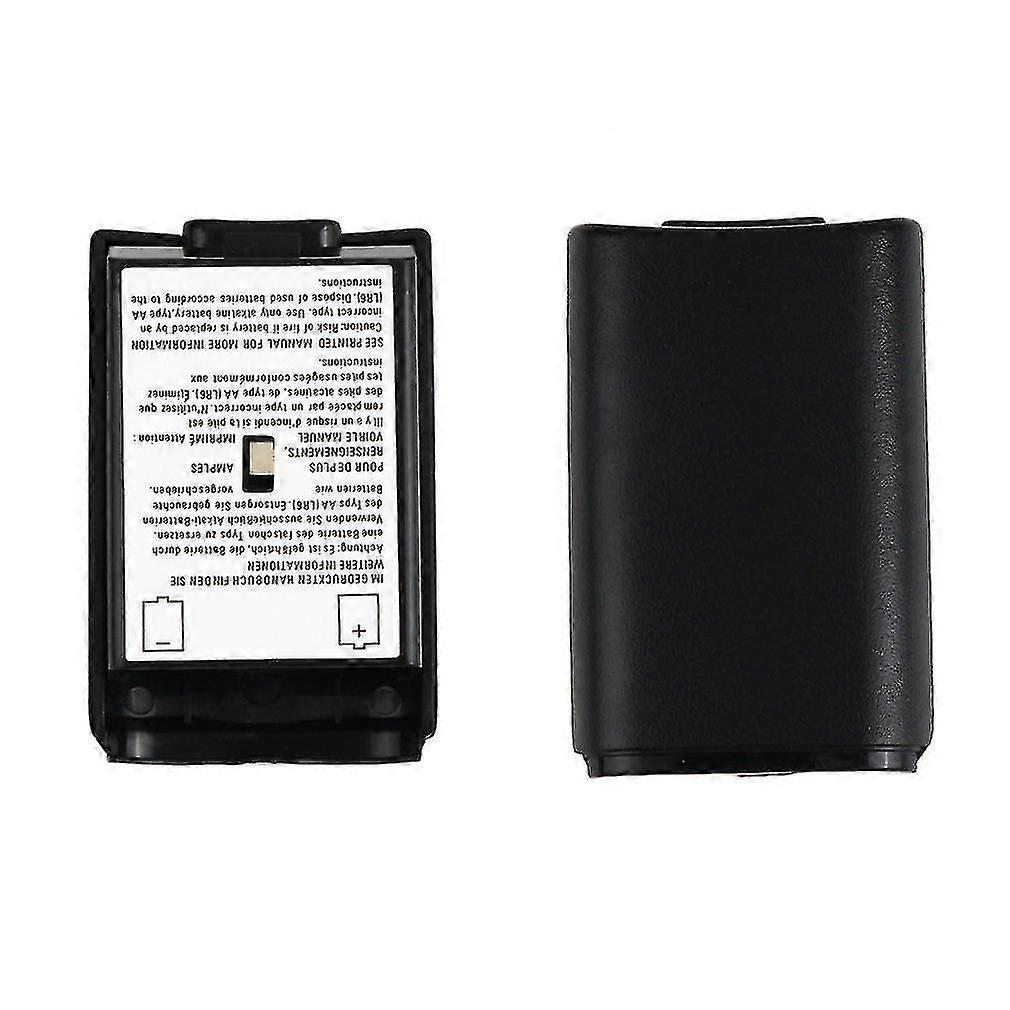 Battery Pack Cover Shell Universal Shield Case Kit For Xbox 360 Wireless Controller High Quality Black Battery Cover Shell