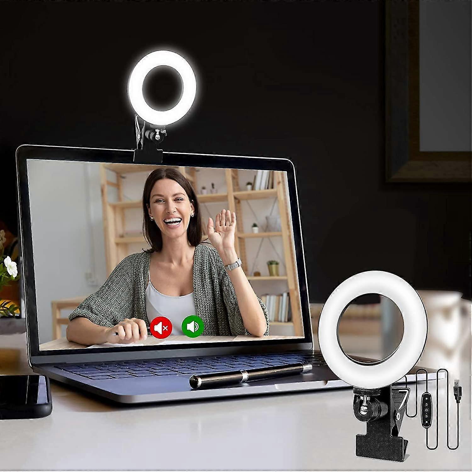 Webcam Lighting - Usb Led Ring Light For Laptop