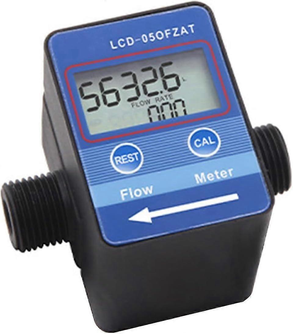 Turbine Digital Flow Meter for Oil and Diesel Fuels - Pump Line Pipe Counter