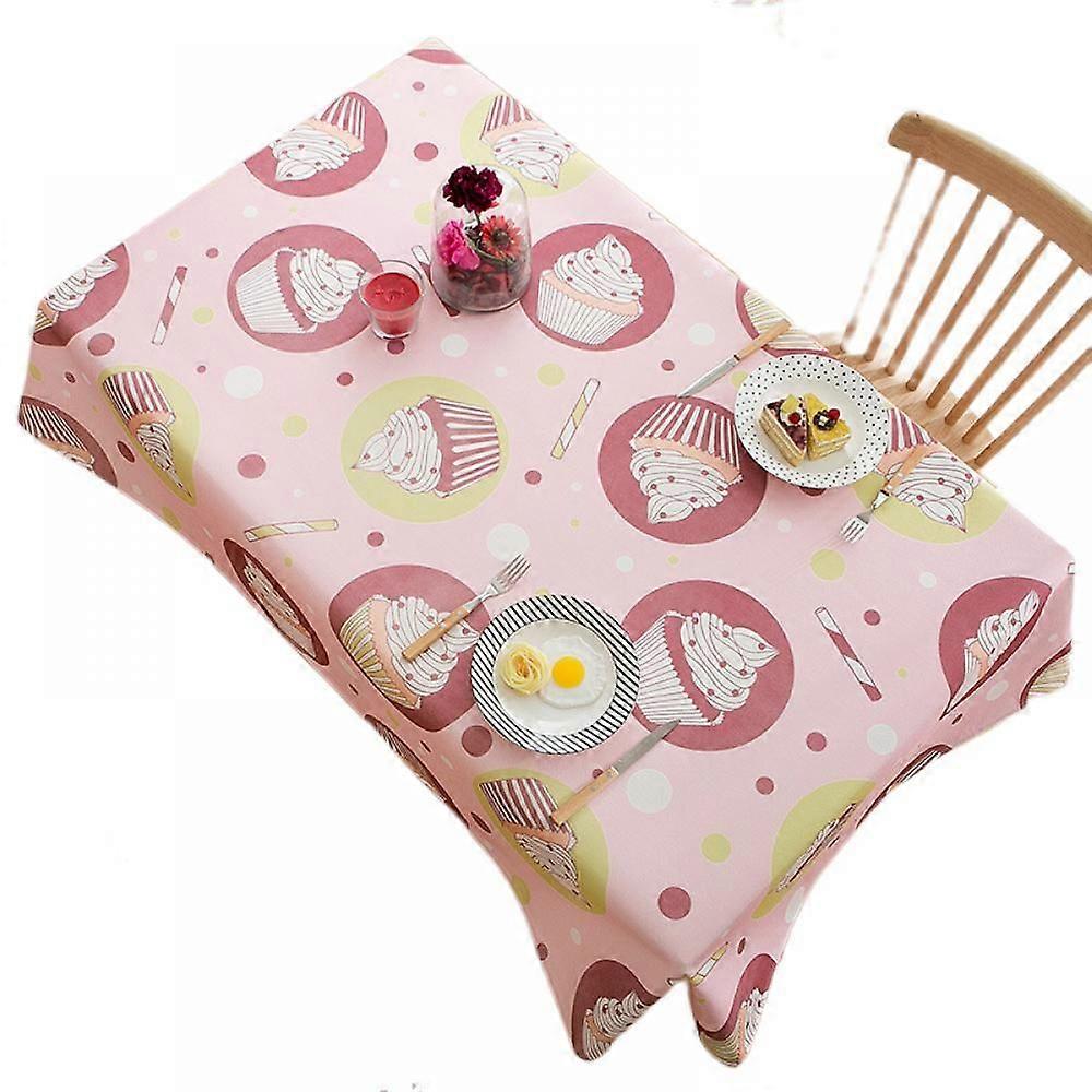 Tablecloth,Decorative Print Rectangle Waterproof Table Cloth Wrinkle Free and Stain Resistant Tablecloths for Parties,Holiday Dinner(55inches)