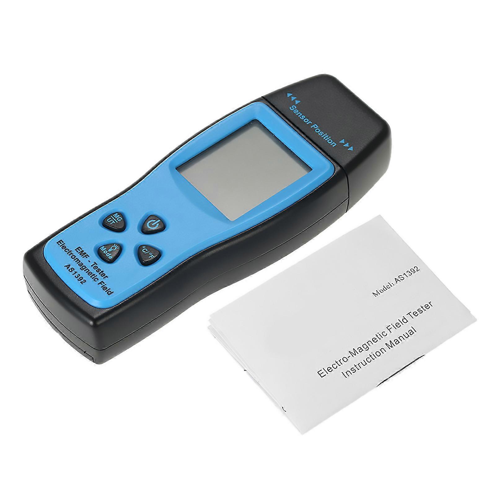 SMART SENSOR Handheld Mini Digital LCD EMF Tester Electromagnetic Field Radiation Detector Meter Dosimeter Tester Counter