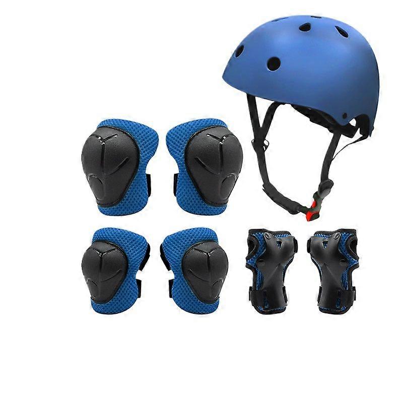 Adjustable Children's Bicycle Helmets, Helmet/Knee/Elbow/Wrist Guards Skateboard Roller Protection Kit