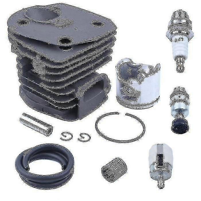 44mm Cylinder Piston Kit For Jonsered Cs2141 Cs2145 Cs2149 Cs2150 Cs2152 Cs2153