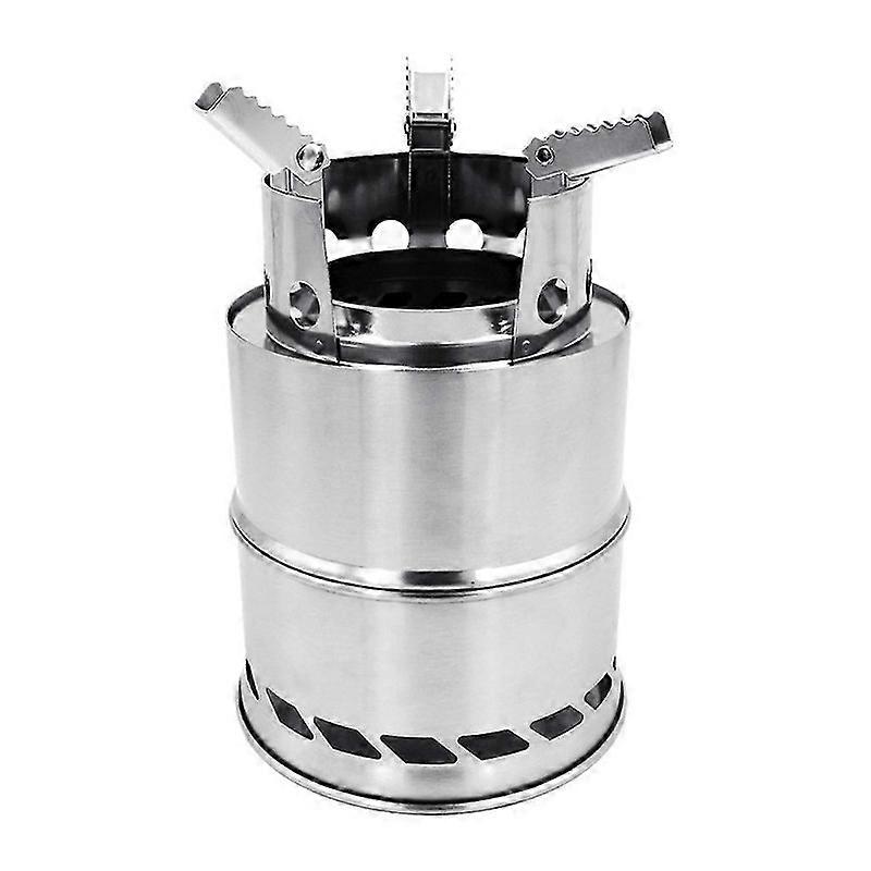 取り外し可能な直火オーブンキャンプバーベキューストーブラウンドポータブルミニストーブ