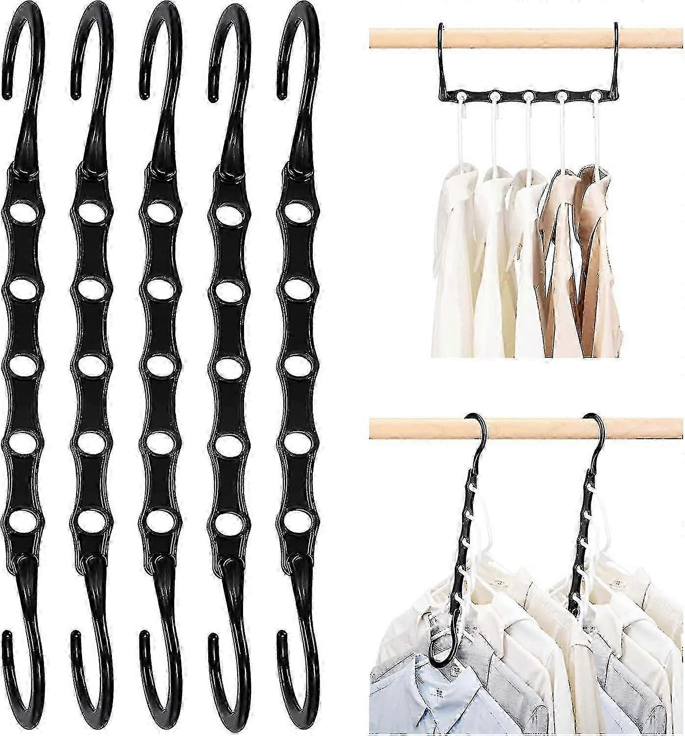 Day Save Space Dressing Black, Intelligent Dressing Finisher Save Space, Strong Plastic Dressing For All Types Of Clothing, Dressing And Storage, Esse