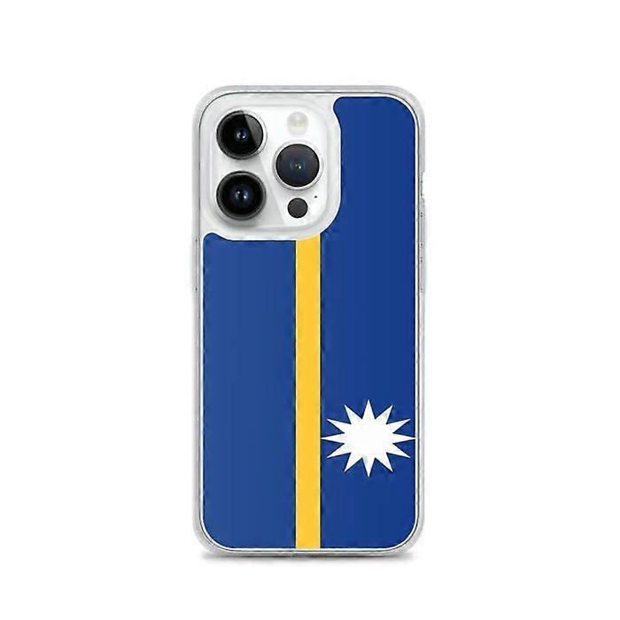 Nauru Flag Phone Case - iPhone 14 Pro