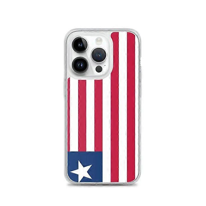 iPhone Case - Liberia Flag - iPhone 14 Pro - Flexible - Multicolor - Vertical