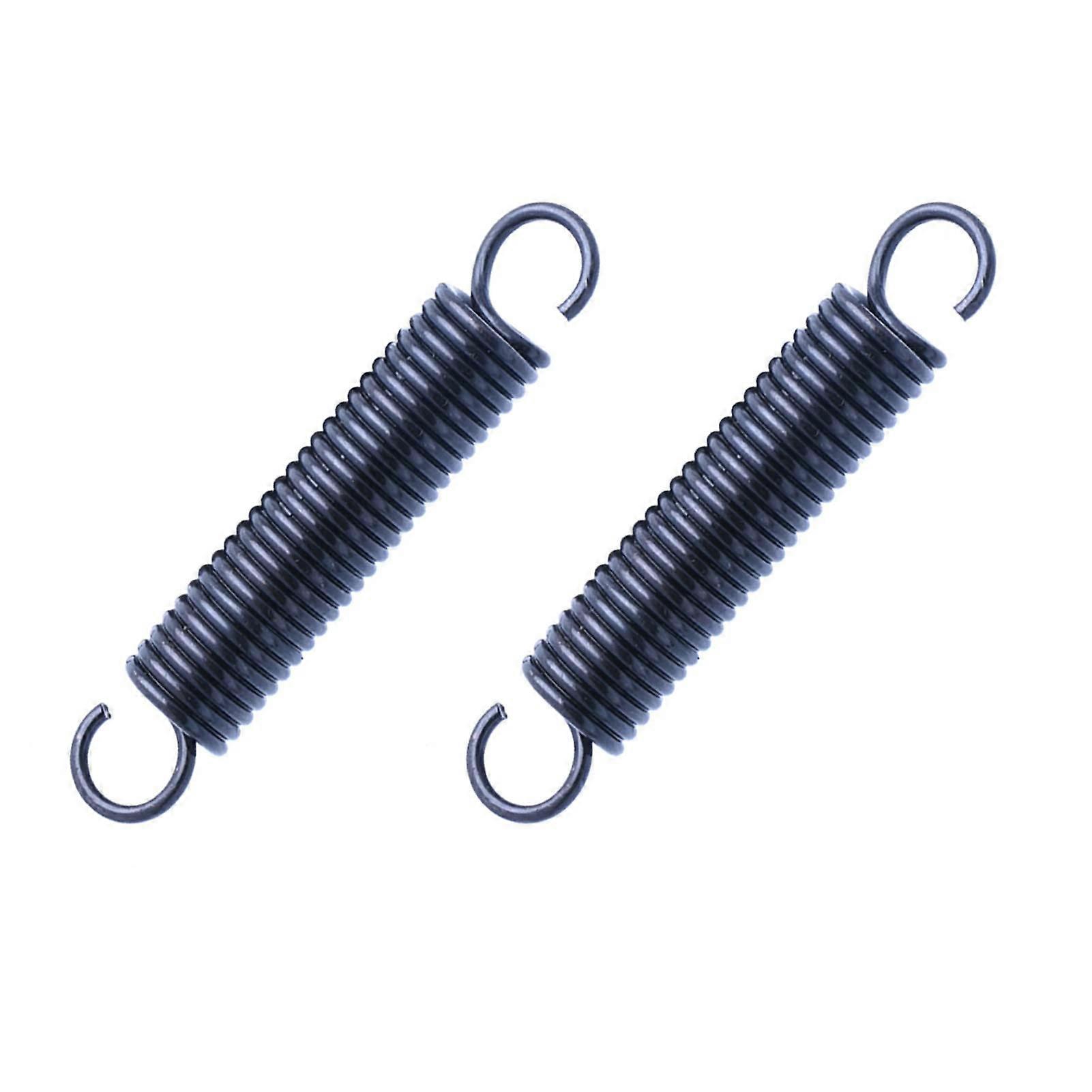 Spring Steel Extension Springs with Hooks - 2PCS, 1.6mm Wire Diameter, 16mm Outer Diameter, 40100mm Length, 1.6x16x60mm Size