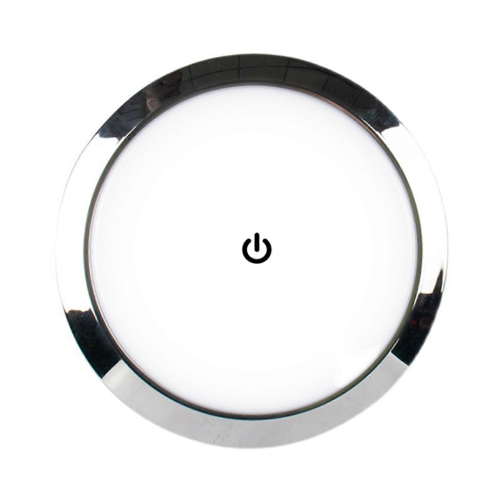 RV Interior LED Light with Switch 12V/24V Ceiling Light Fixture for RV Trailer Campers,10W,2.8/5.5/7inches Optional