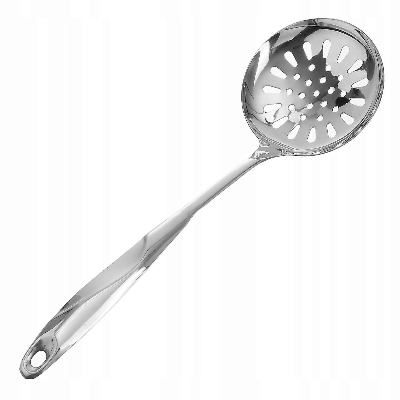 1pcs Soup Ladle Strainer Draining Spoon