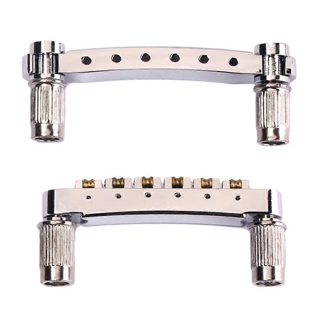 Roller Saddle Bridge Tailpiece Stop Bar for LP SG Guitar