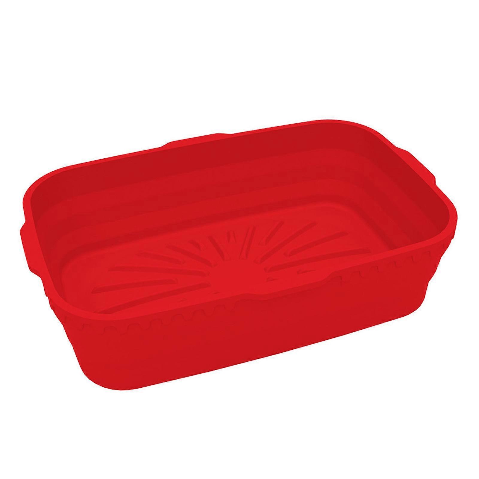 Reusable Air Fryer Paper Silicone Mats Rectangular Non-Stick Pad Baking Inner Liner Bakeware Cooking Mats Kitchen Tool