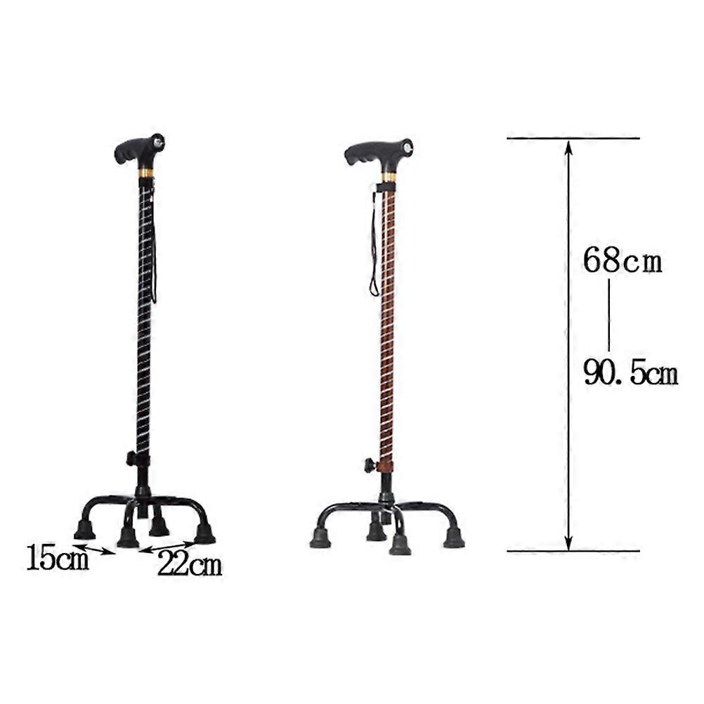 Durable Stretchable Walking Stick with Enhanced Traction and Stability