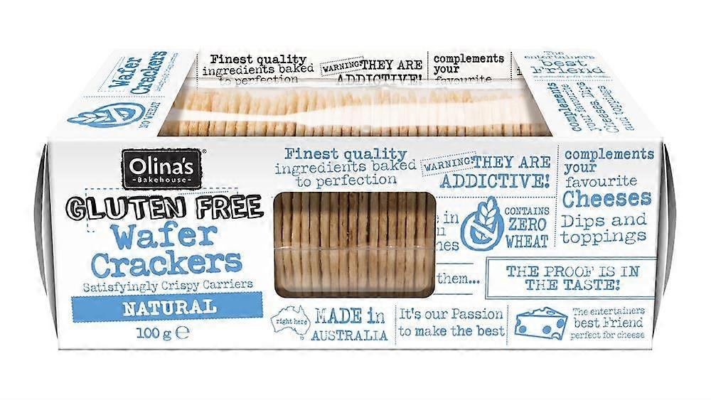 Olinas Bakehouse Gluten Free Wafer Crackers Natural 100g