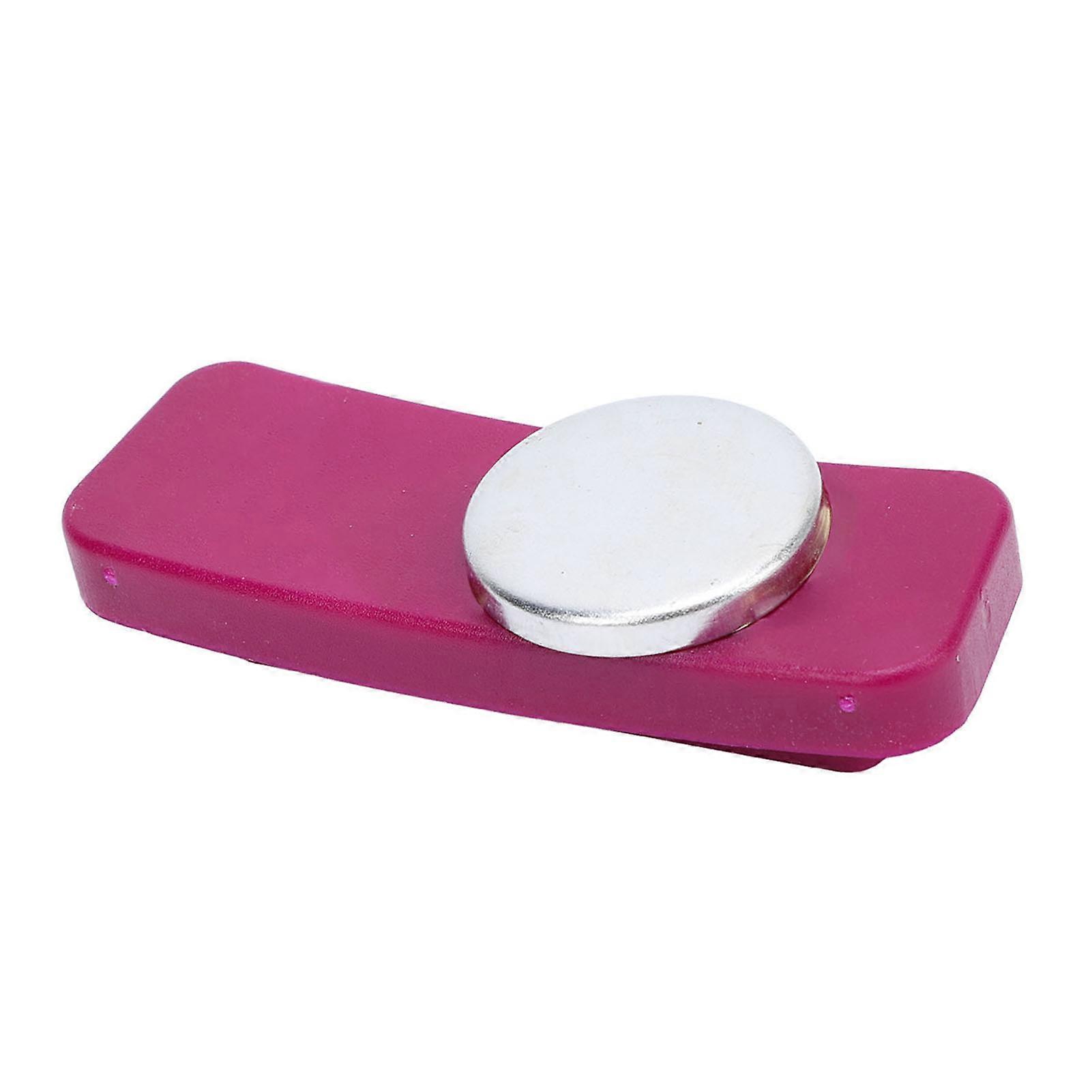 Billiards Magnetic Chalk Holder Round and Square Pool Cue Chalk Box with Belt Clip for Snooker Tool Billiard Accessories Burgundy