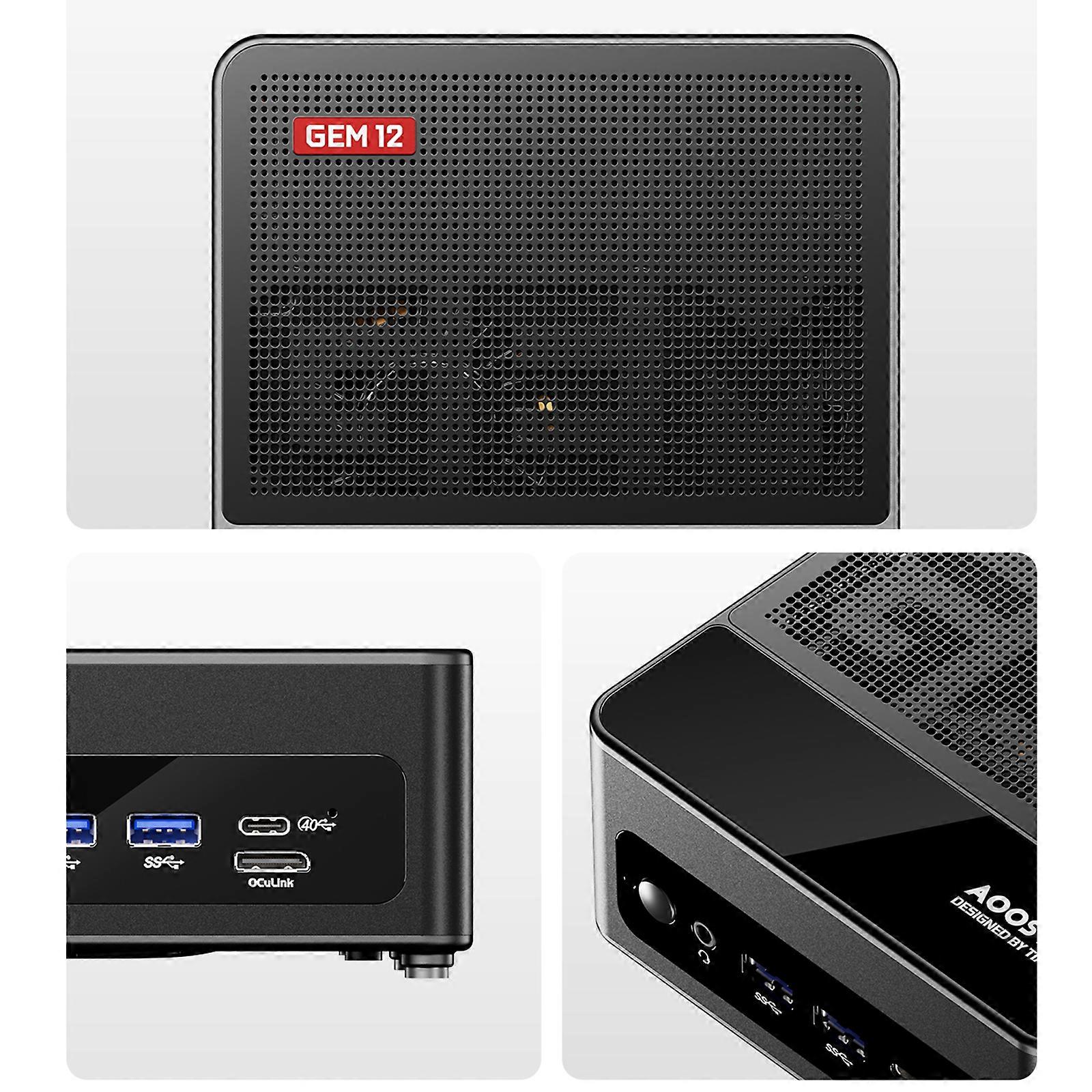 AOOSTAR Mini PC Windows 11PRO 32G DRR5 RAM 1T SSD Mini Desktop Computer AMD Ryzen™ 7 8845HS Processor 8 Cores 16 Threads WIFI6 BT5.2 WIFI6 BT5.2 Dual