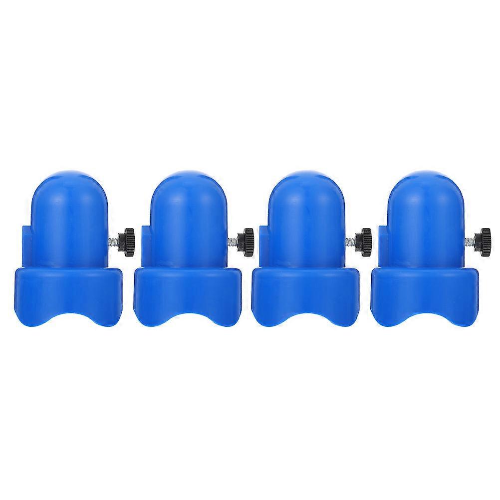 Plastic Trampoline Pole Caps with Screws – Heavy Duty End Covers for Secure Tube Tops and Safety Net Attachment