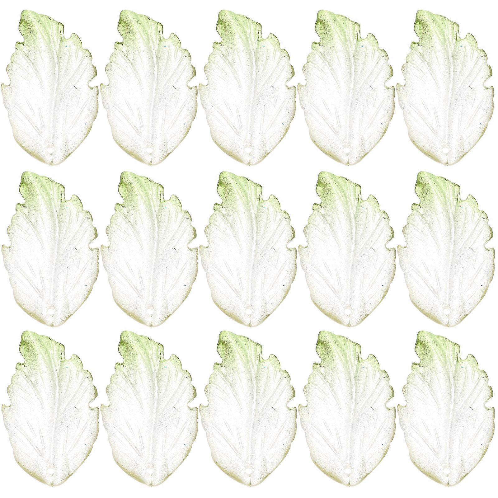 40pcs Leaf Charms Leaf Charms for Earring Necklace Jewelry Crafts Making