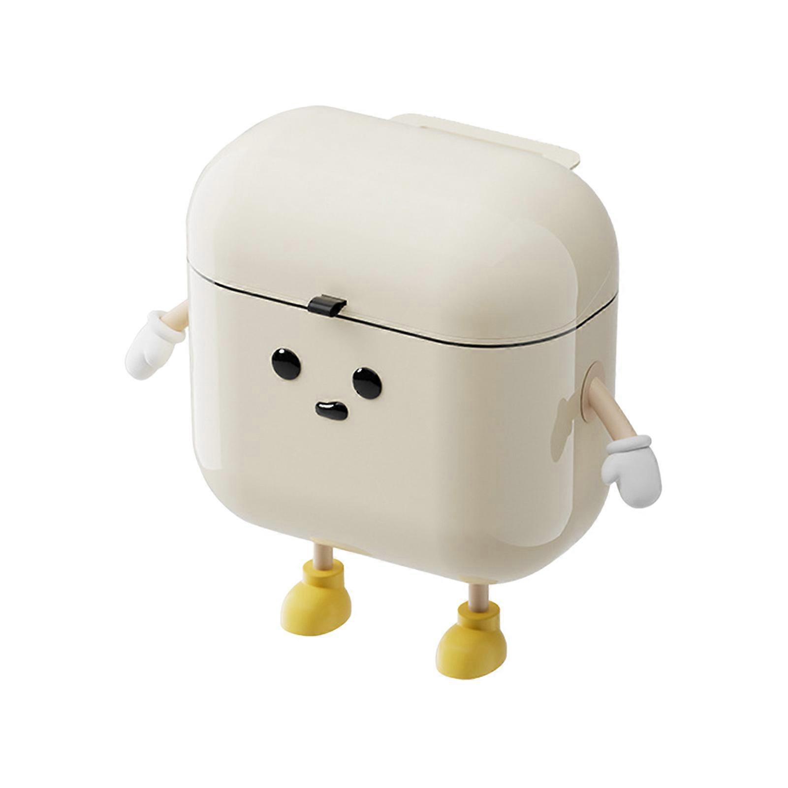 Kitchen Wall-Mounted Trash Can Easy Install Space-Saving Trash Bin