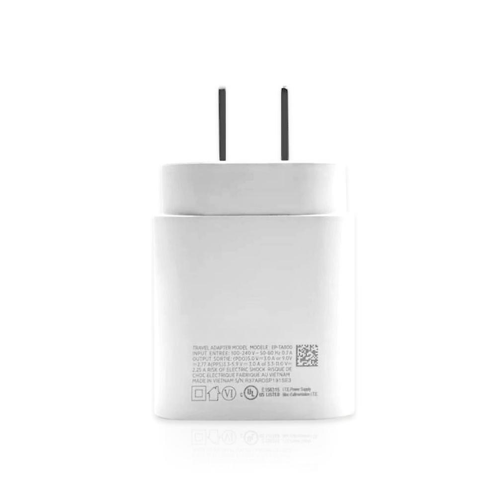 PD 25W USB C Charger Quick Charge 3.0 Super Fast Charging Type C Cable For Samsung Galaxy S24 S23 S22 S21 S20 Ultra Plus S21FE S20FE