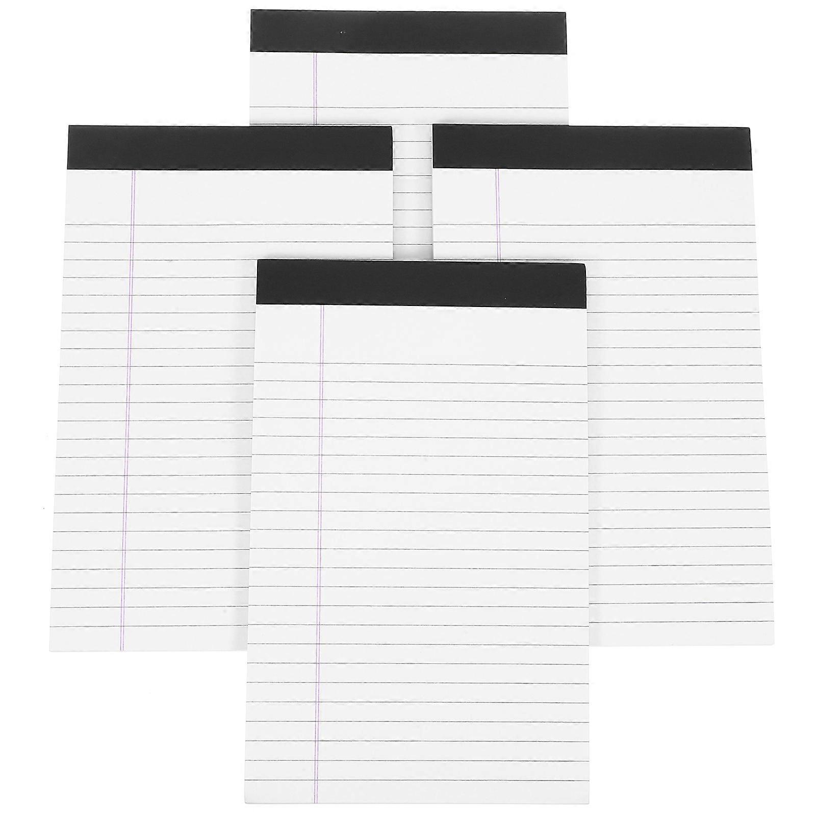 Legal Pad Wide Ruled Memo Notebook Tear Off Sheets Lightweight Portable for Office School Scheduling and