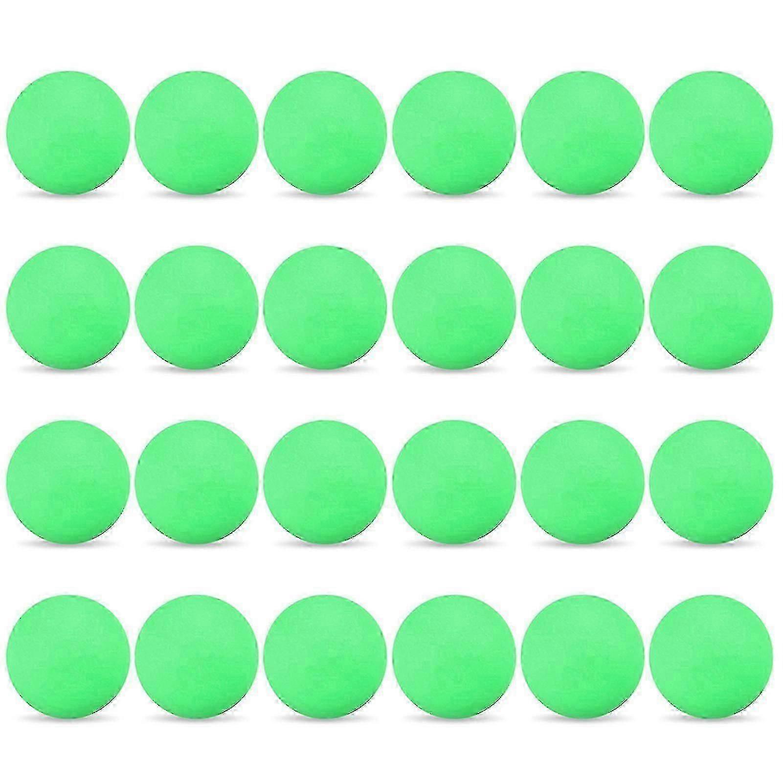 24pcs 3-Star 40mm Ping Pong Balls for Training Practice - Green