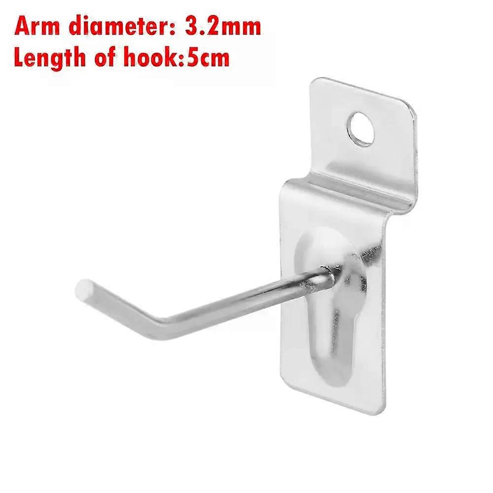 5Pcs Multi-function Storage Hanging Holder Display Hanger Single Pegboard Hook Retail Shop Goods Shelf