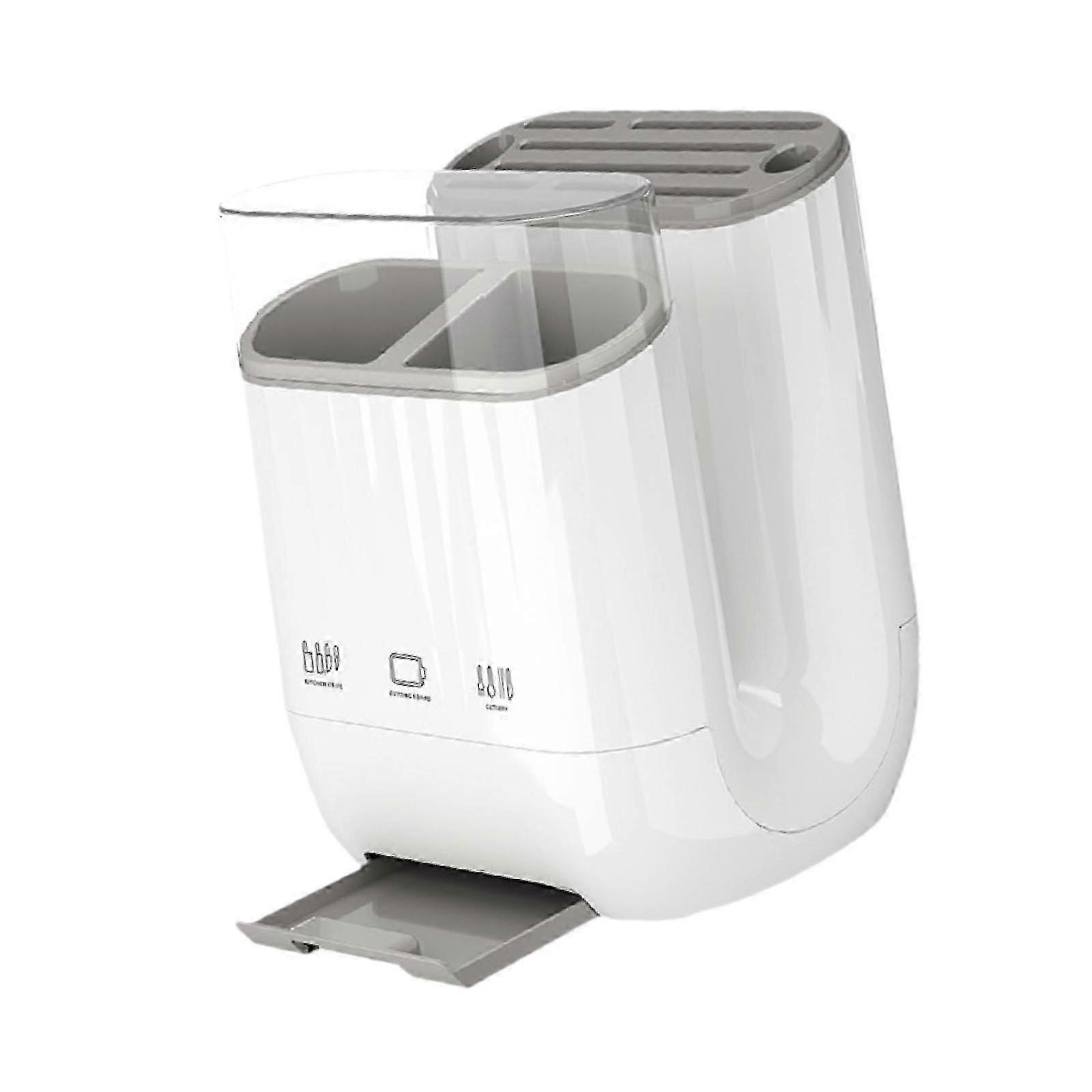 滑り止めのまな板と調理器具オーガナイザーは、クリーミーなベージュで簡単に排水して掃除でき、キッチンのニーズに最適です