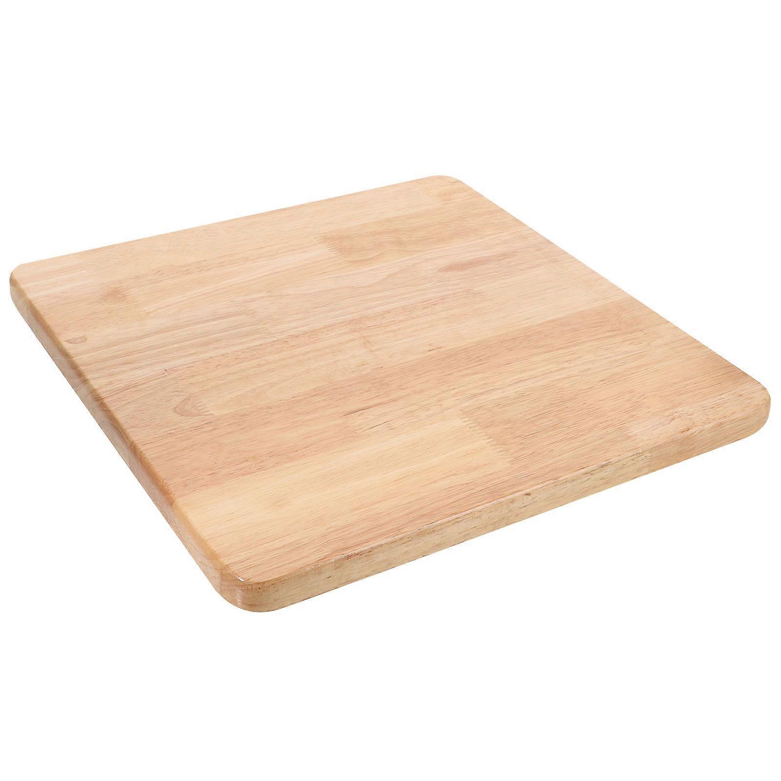 Dining Table Top Replacement Replaceable and Wear-Resistant for Restaurant 35x35cm Wood Material 1Set