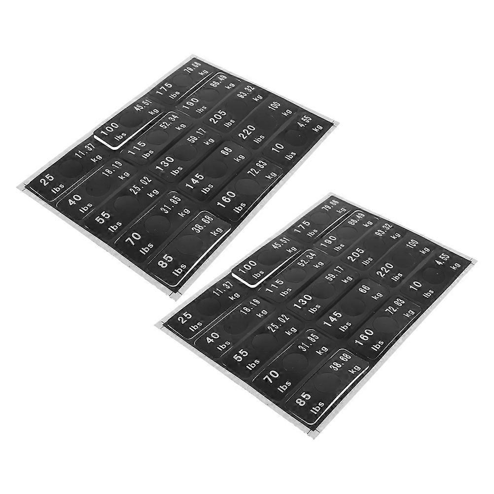 Weight Stickers For Cable Machine Number Stickers Quick Weight Selection High Adhesion 2 Sets