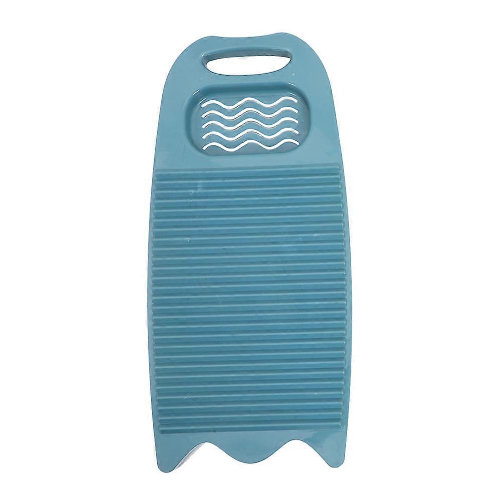 Non Slip Thickened Plastic Washboard with Soap Holder for Hand Washing Clothes – Versatile Laundry Scrubbing Board for Home and Travel Use