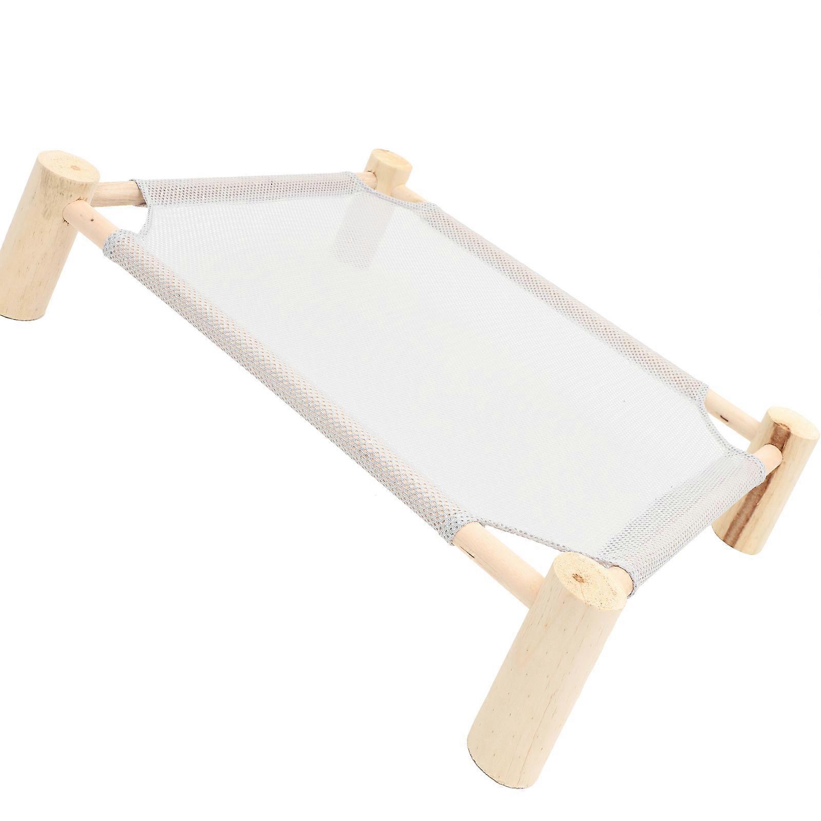 Reptile Climbing Decor Lizard Hammock Bed Indoor Pet Area Wooden Fabric Surface Provide Comfortable Resting Place 1 Set