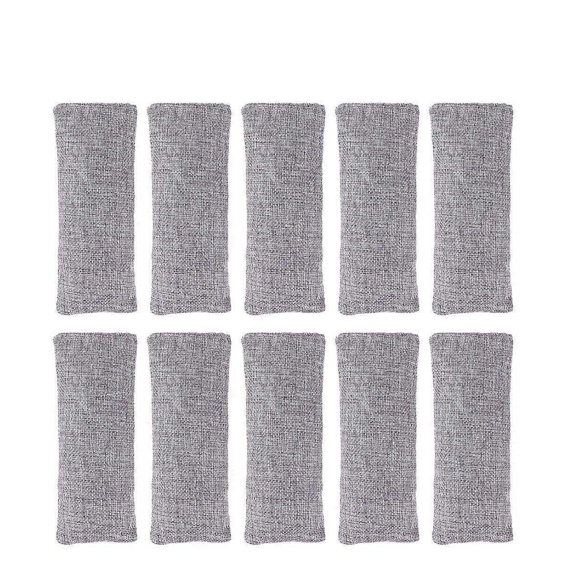Removal Activated Charcoal Odor Absorber Car 10Pcs Grey