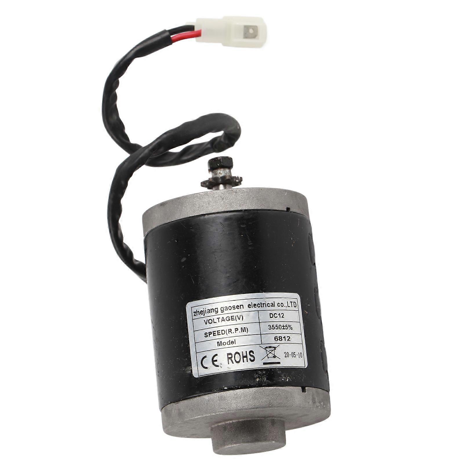 MY6812 DC 12V 100W Aluminum Motor, Sturdy and Durable, 3550RPM Rotation Speed, Easy to Use, for Electric Scooter, Bicycle
