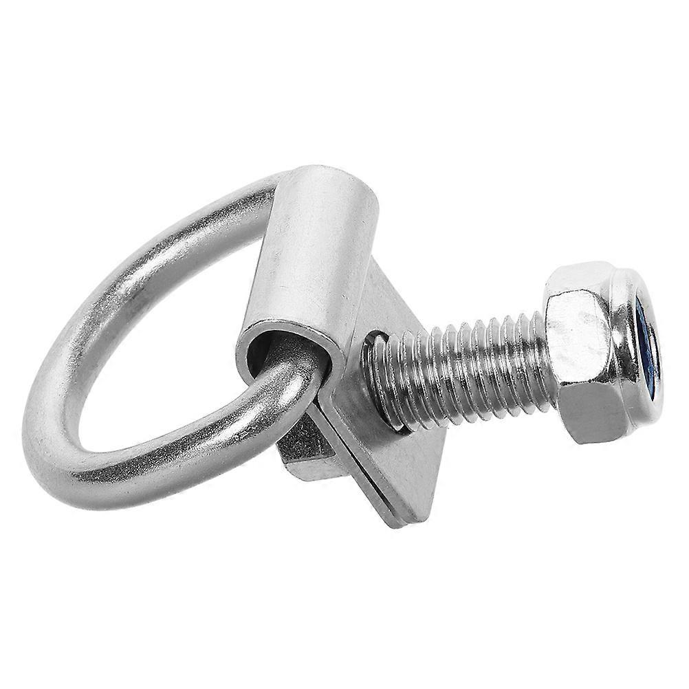 D Rings Heavy Duty Tie Down Anchor For Vehicle Anchors Transportation Galvanized Iron 3.1X2.2X0.2in High Load Capacity 1Set