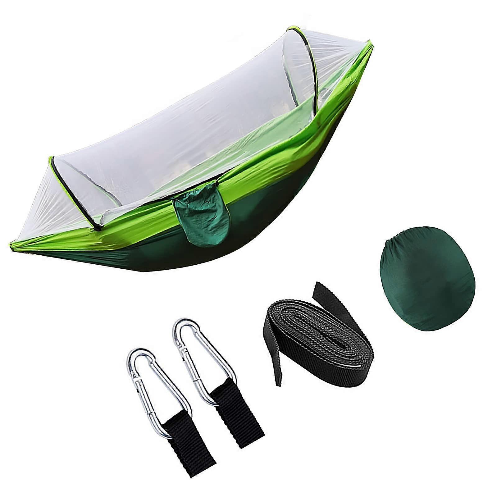 Hammock 260cm × 140cm 2 Person with Mesh Ultralight Breathable Camping Double for Indoor Outdoor Hiking Camping Backpacking Driving Travel Ref: 2706
