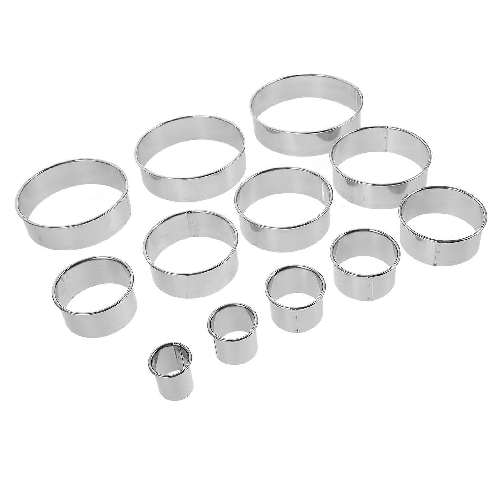 Baking Gadget Mouse Ring Round Shaped Cookie Mold Baking Gadgets Silver 12.00X12.00X2.90cm Non-Stick 1Set