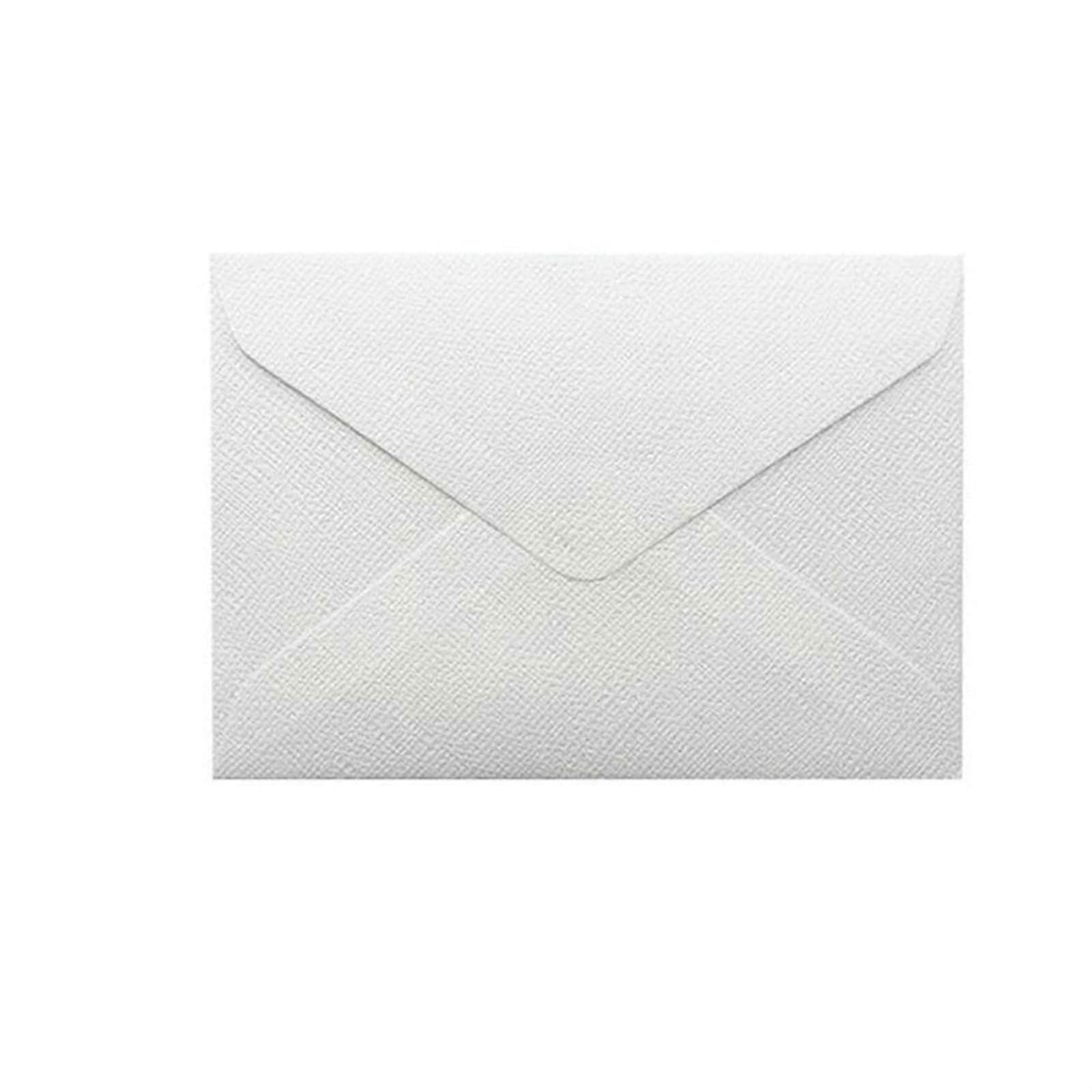 Wedding Invitation Cards Pack Of 10 Envelopes For Wedding Invitations Hemp Weave Mailer White